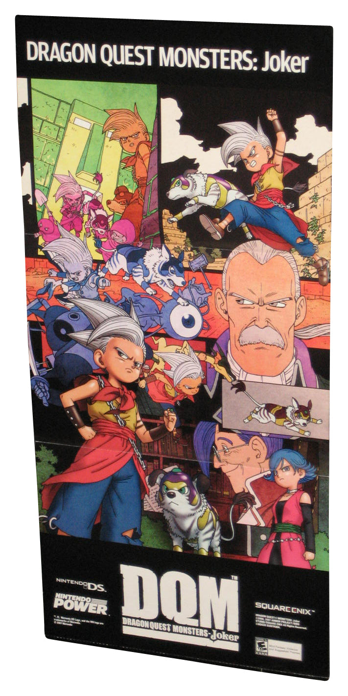 Nintendo Power (2007) Pull-Out Poster - (Dragon Quest Monsters Joker / Naruto Clash of Ninja Itachi)