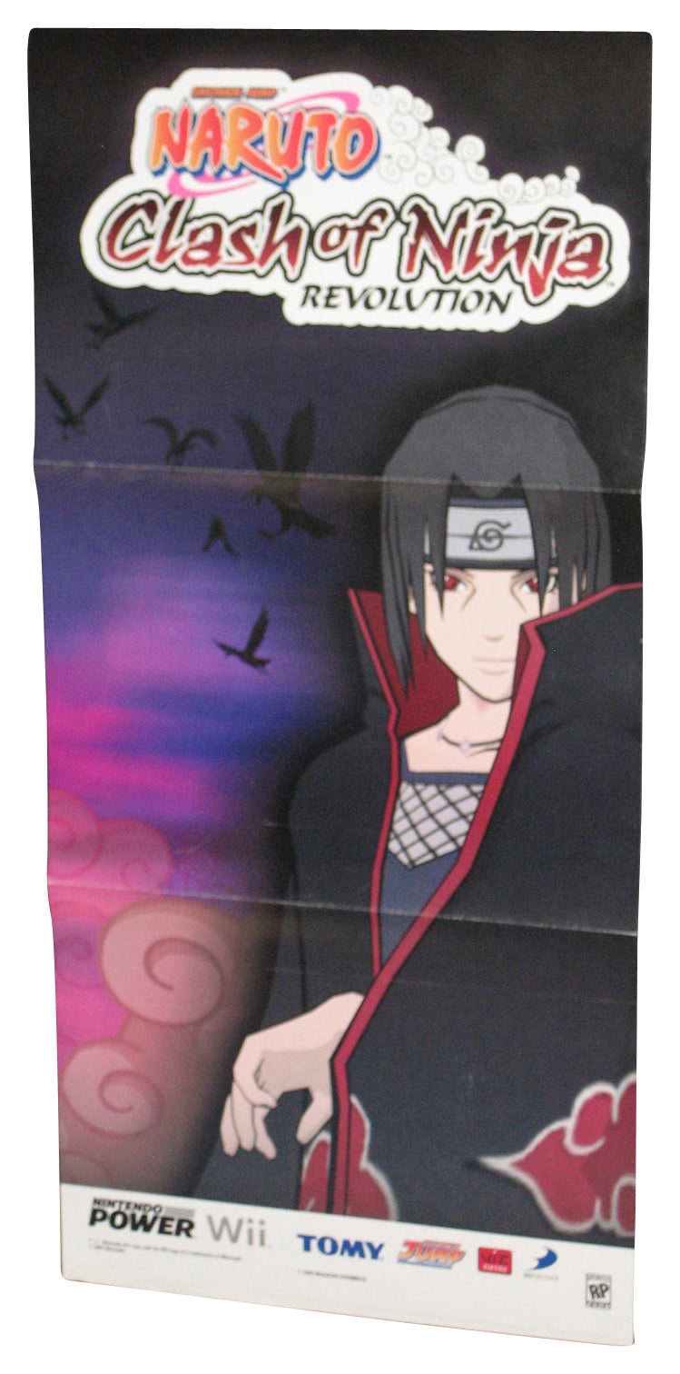 Nintendo Power (2007) Pull-Out Poster - (Dragon Quest Monsters Joker / Naruto Clash of Ninja Itachi)