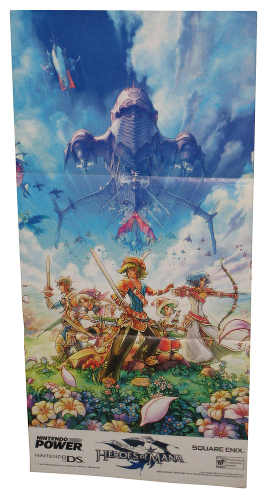 Nintendo Power Heroes of Mana Square-Enix (2007) Video Game Pull-Out Poster