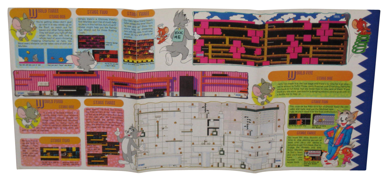 Nintendo Power Faceball (1991) Video Game Pull-Out Poster