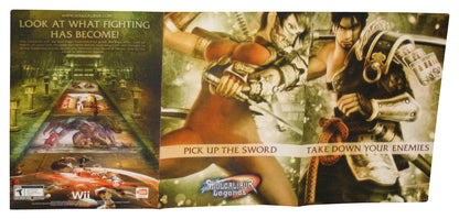 Nintendo Power Soul Calibur Legends Wii Video Game Pull-Out Poster