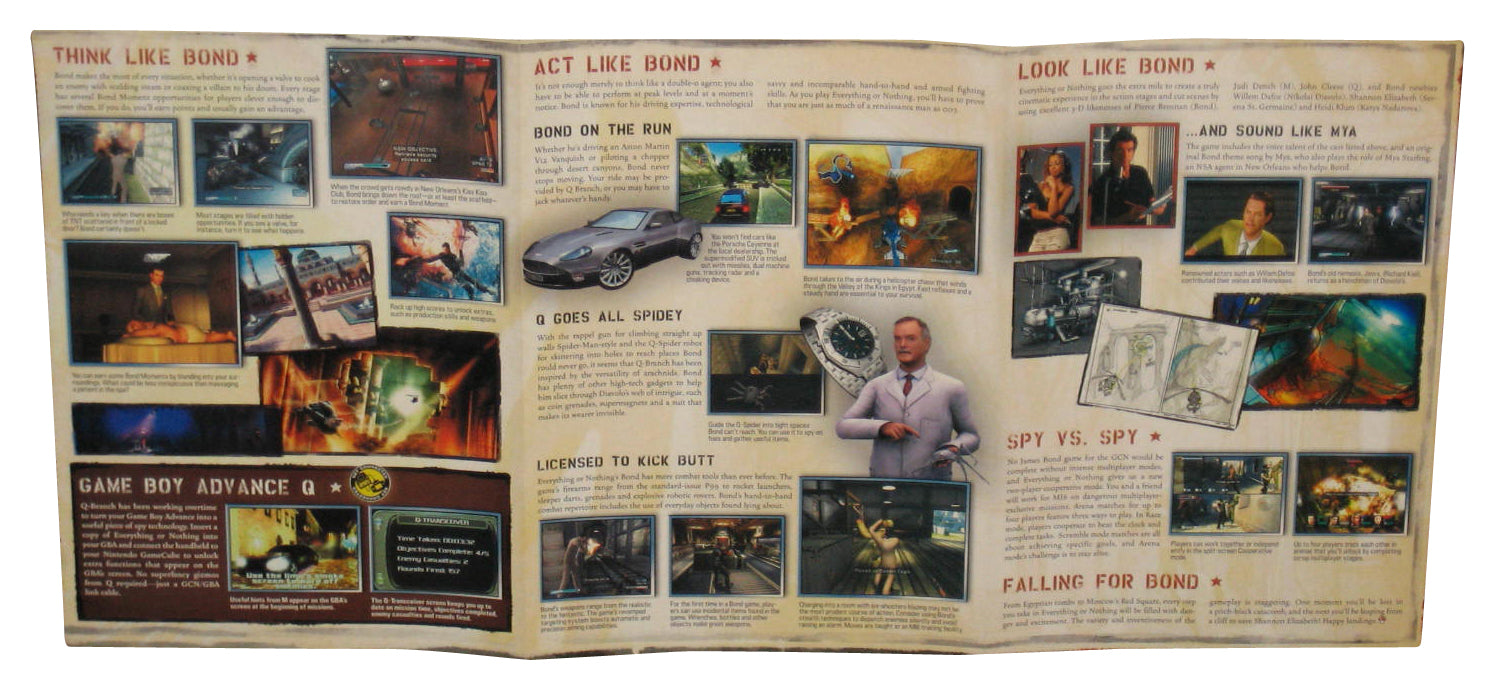 Nintendo Power 007 Everything Or Nothing (2004) Video Game Pull-Out Poster