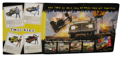 Vigilante 8 Activision (1999) Video Game Pull-Out Poster