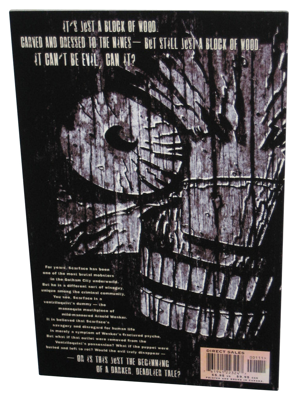 DC Comics Batman Scarface A Psychodrama (2001) Paperback Book