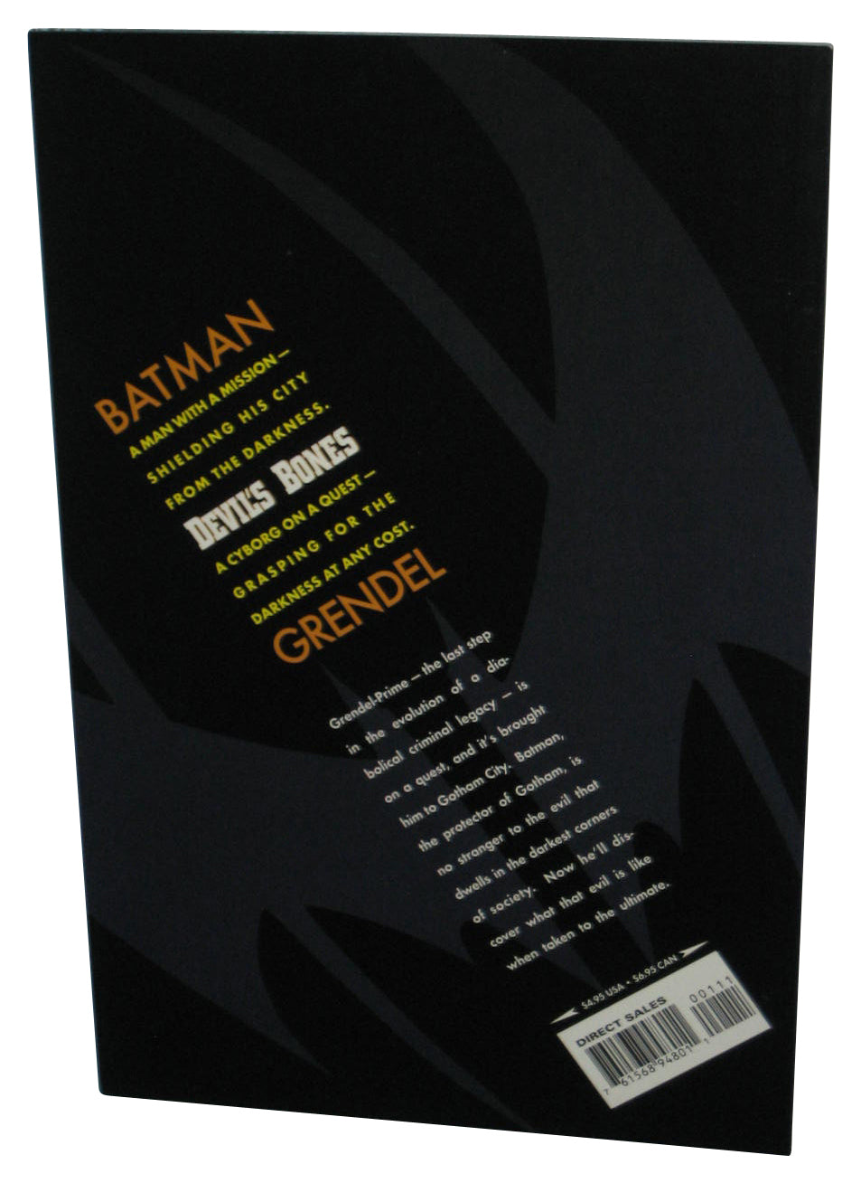 DC Comics Batman Grendel Devil's Bones Paperback Book