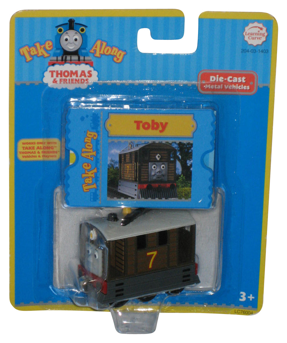 Thomas & Friends Take Along (2006) Learning Curve Toby Die Cast Metal Toy Train