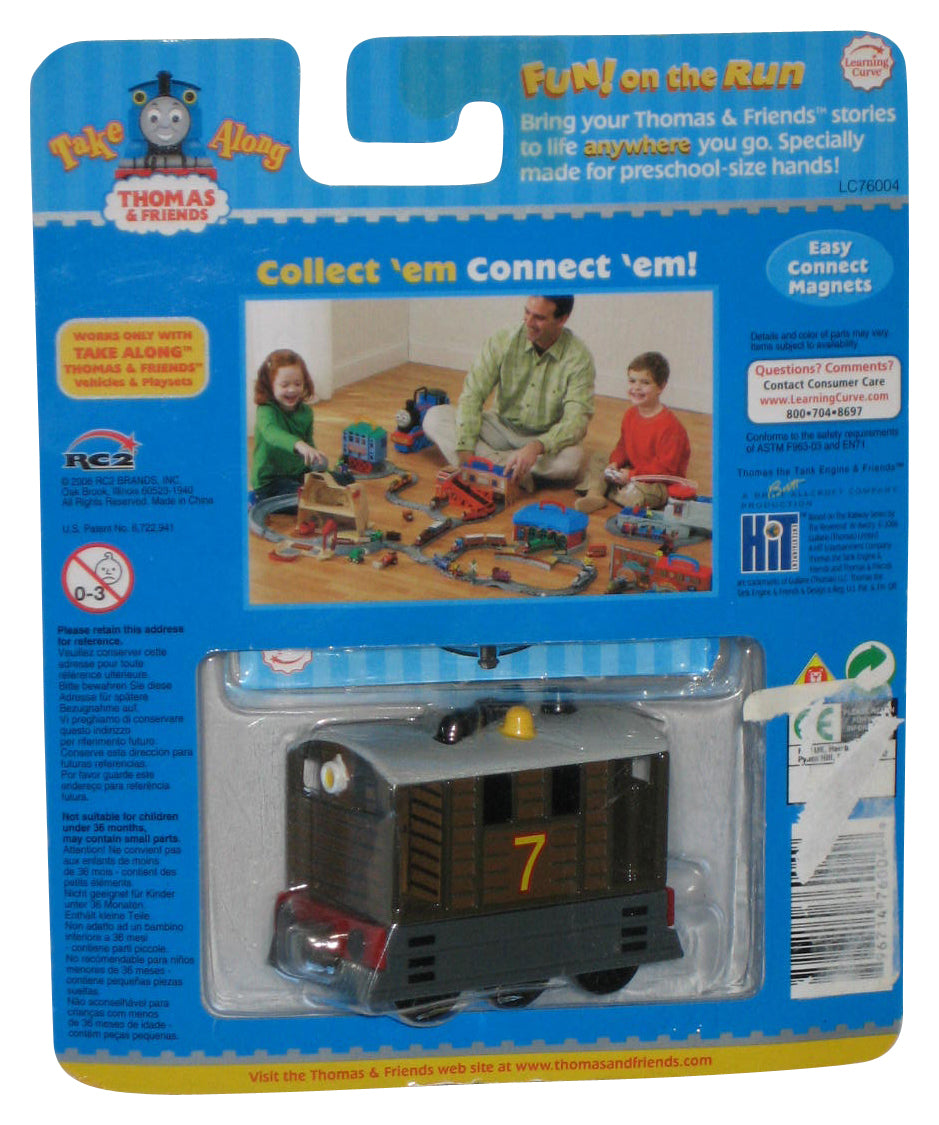 Thomas & Friends Take Along (2006) Learning Curve Toby Die Cast Metal Toy Train