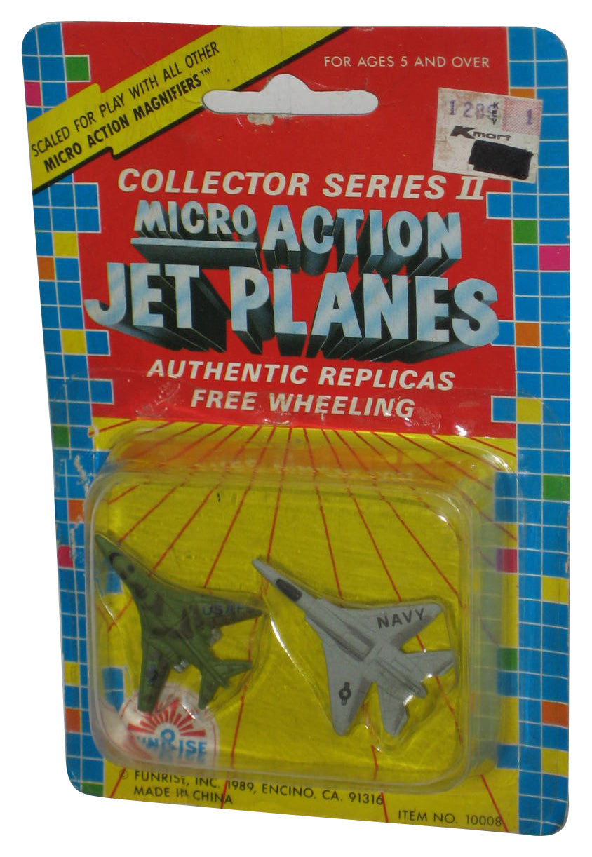 Funrise Micro Action Jet Planes (1989) Collector Series II Toy Replica Planes 2-Pack A