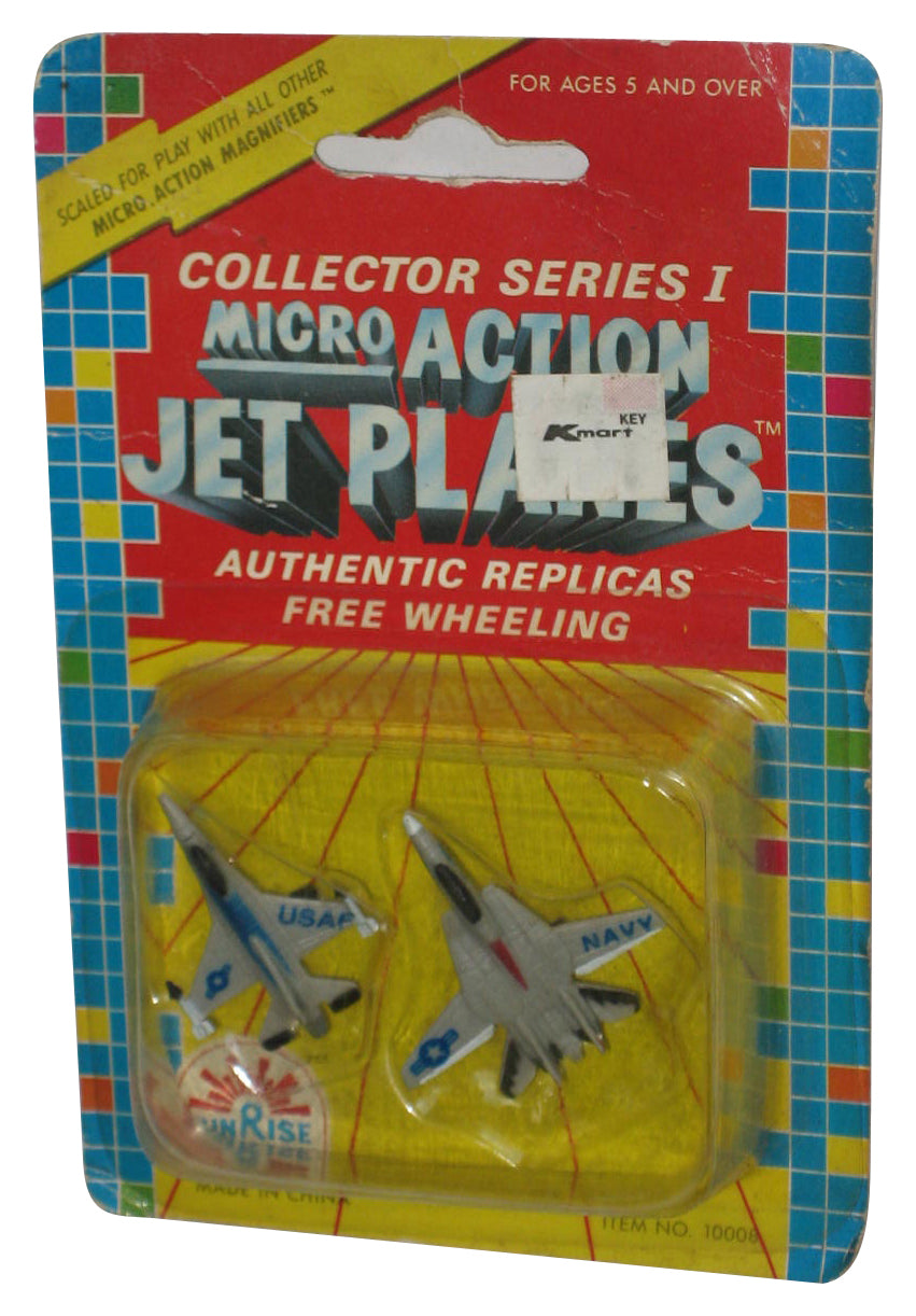Funrise Micro Action Jet Planes Navy USAF (1989) Collector Series II Toy Replica Planes 2-Pack