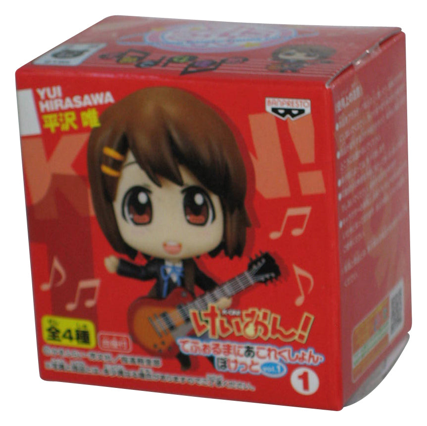 K-On! Yui Hirasawa Formania (2010) Banpresto Poket Vol. 1 Mini Figure w/ Guitar