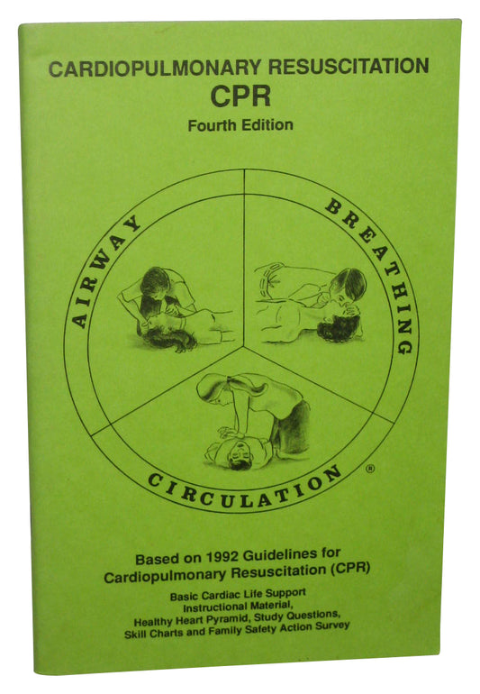 Cardiopulmonary Resuscitation CPR (1992) Support Paperback Book - (Basic Cardiac Life Instruction Material)