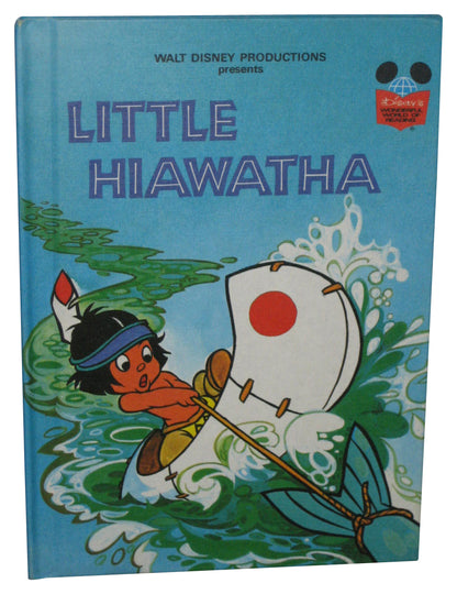 Disney Little Hiawatha (1978) Wonderful World of Reading Hardcover Book