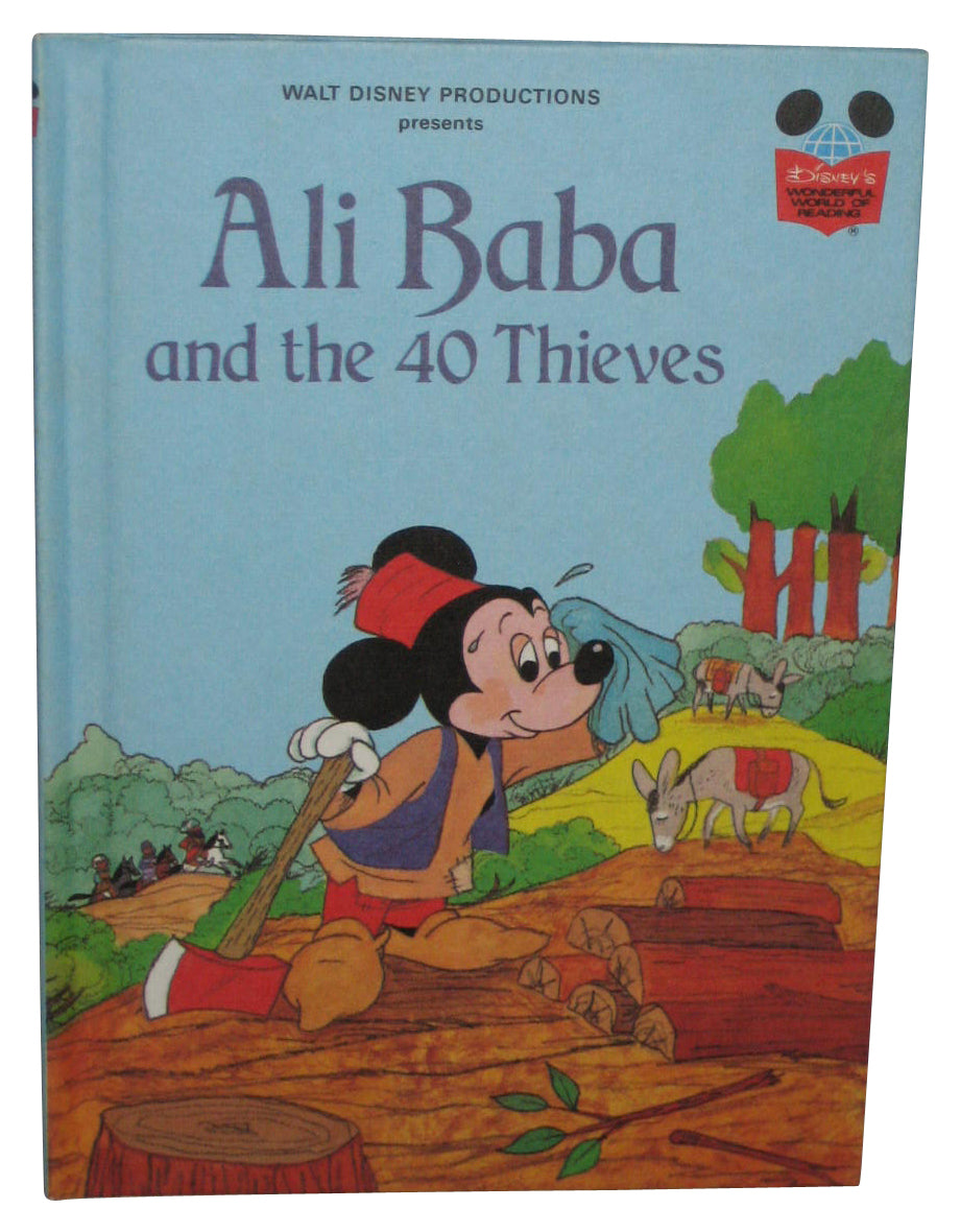Disney Ali Baba And The 40 Thieves (1979) Wonderful World Reading Hardcover Book