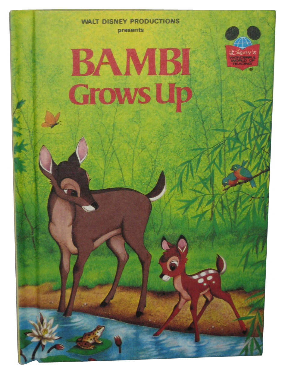 Disney Bambi Grows Up (1979) Wonderful World Reading Hardcover Book