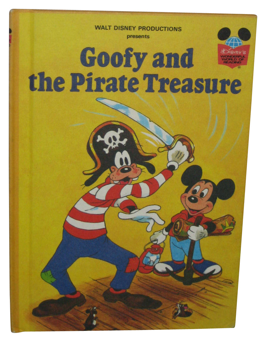 Disney Goofy And The Pirates Treasure (1980) Hardcover Book - (Wonderful World Reading)