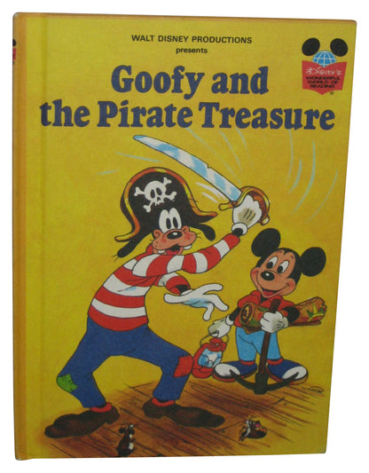 Disney Goofy And The Pirates Treasure (1980) Hardcover Book - (Wonderful World Reading)