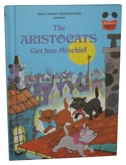 Disney The Aristocats Get Into Mischief (1979) Hardcover Book - (Wonderful World of Reading)