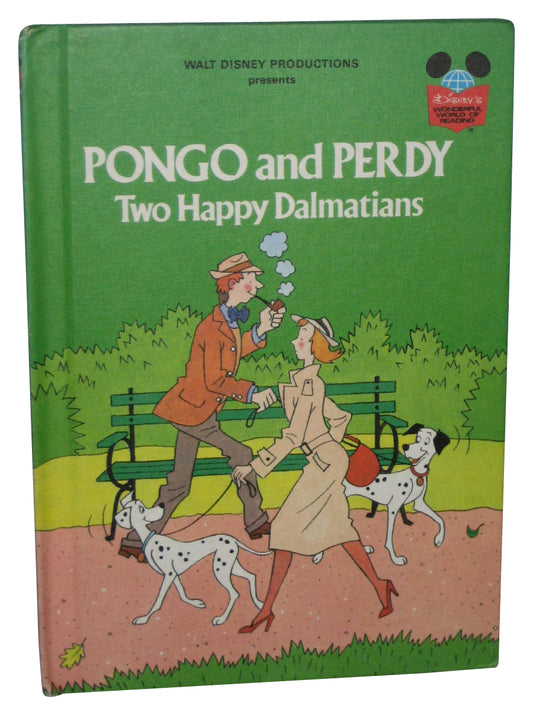 Disney Pongo And Perdy Two Happy Dalmatians (1980) Hardcover Book - (Wonderful World of Reading)