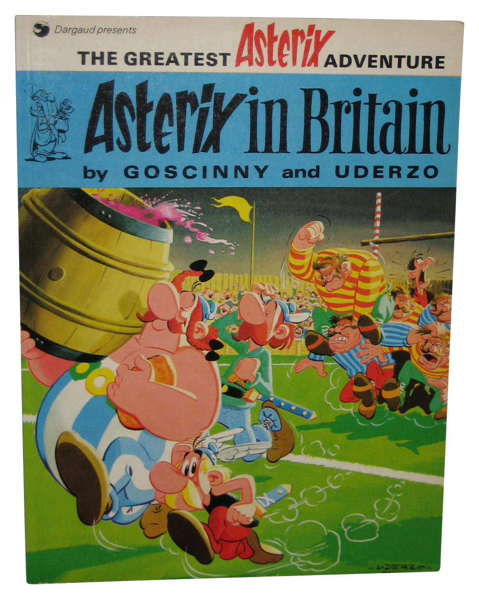 Asterix In Britain Greatest Adventure (1974) Paperback Book - (Goscinny & Underzo)
