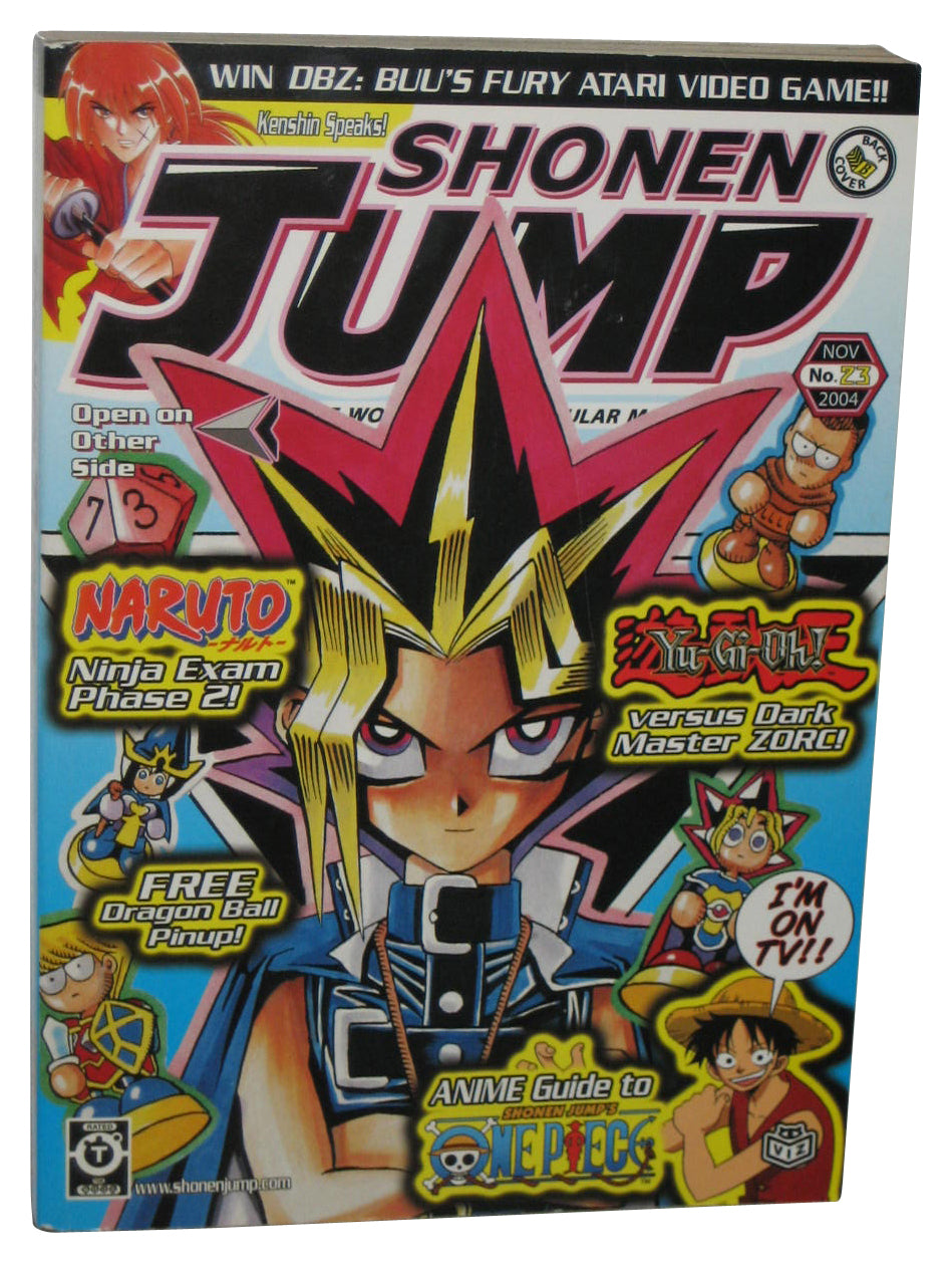 Shonen Jump November 2004 Anime Manga Magazine Book #23 - (Yu-Gi-Oh! Cover)