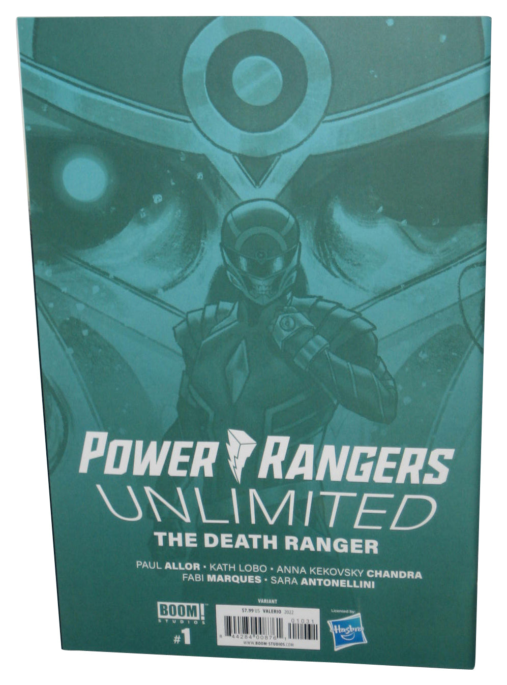 Power Rangers Unlimited The Death Ranger Boom (2022) Comic Book #1 - (Valerio Variant Cover)
