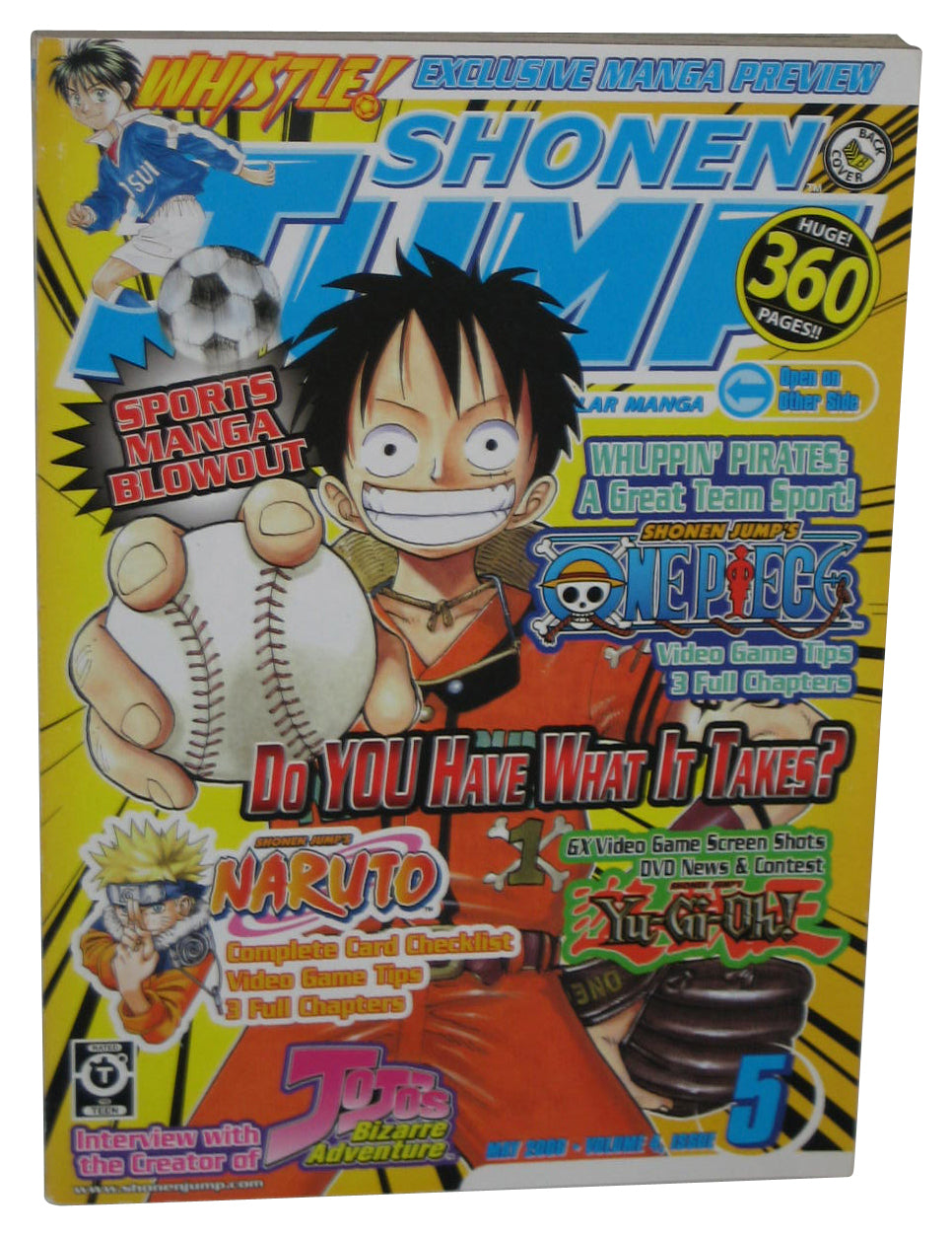 Shonen Jump May 2006 Anime Manga Magazine Book #41 - (One Piece Luffy Cover)