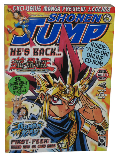 Shonen Jump February 2005 Anime Manga Magazine Book #26 - (Yu-Gi-Oh! Cover)