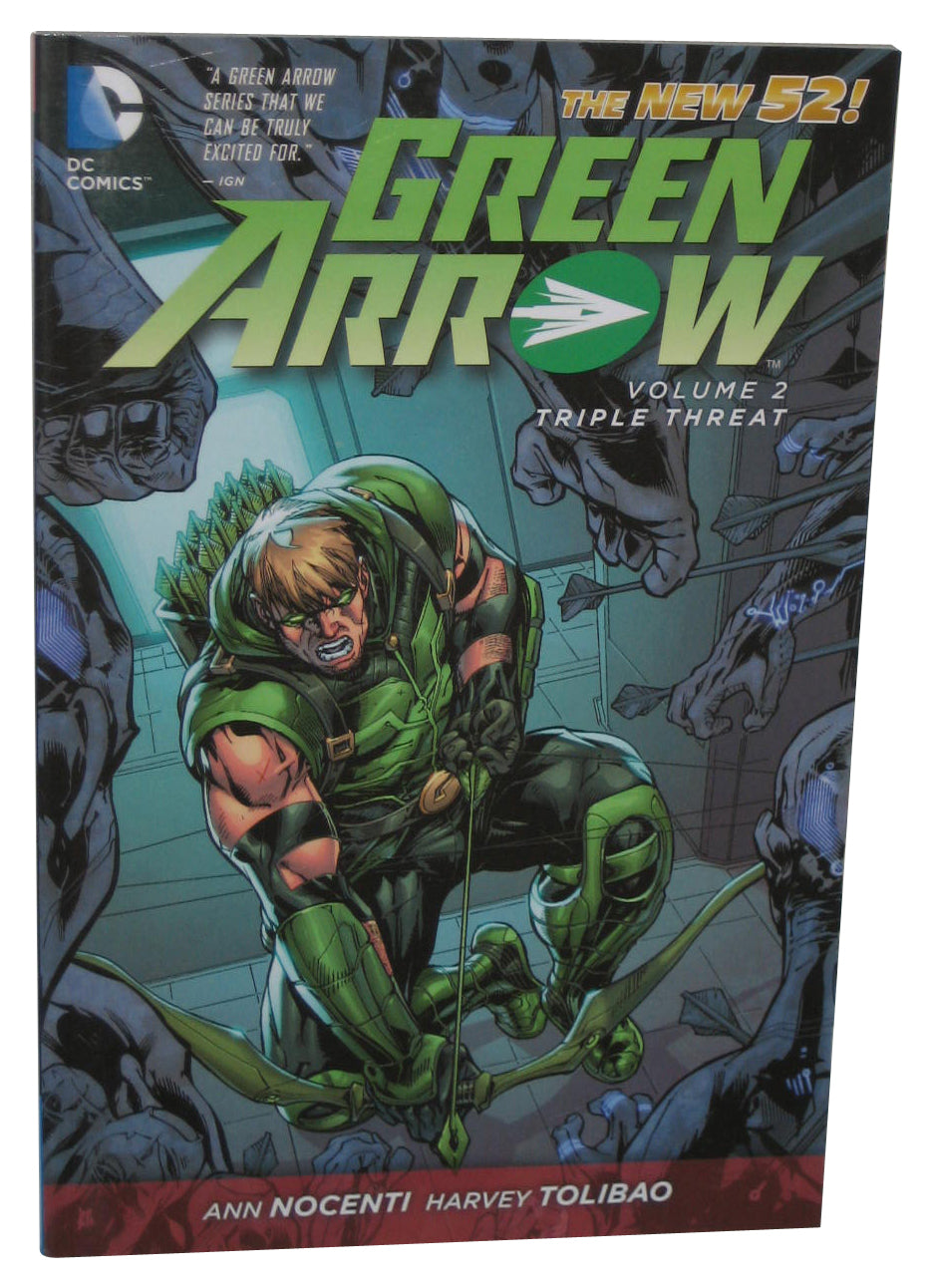 DC Comics Green Arrow Vol. 2 Triple Threat (2013) New 52 Paperback Book