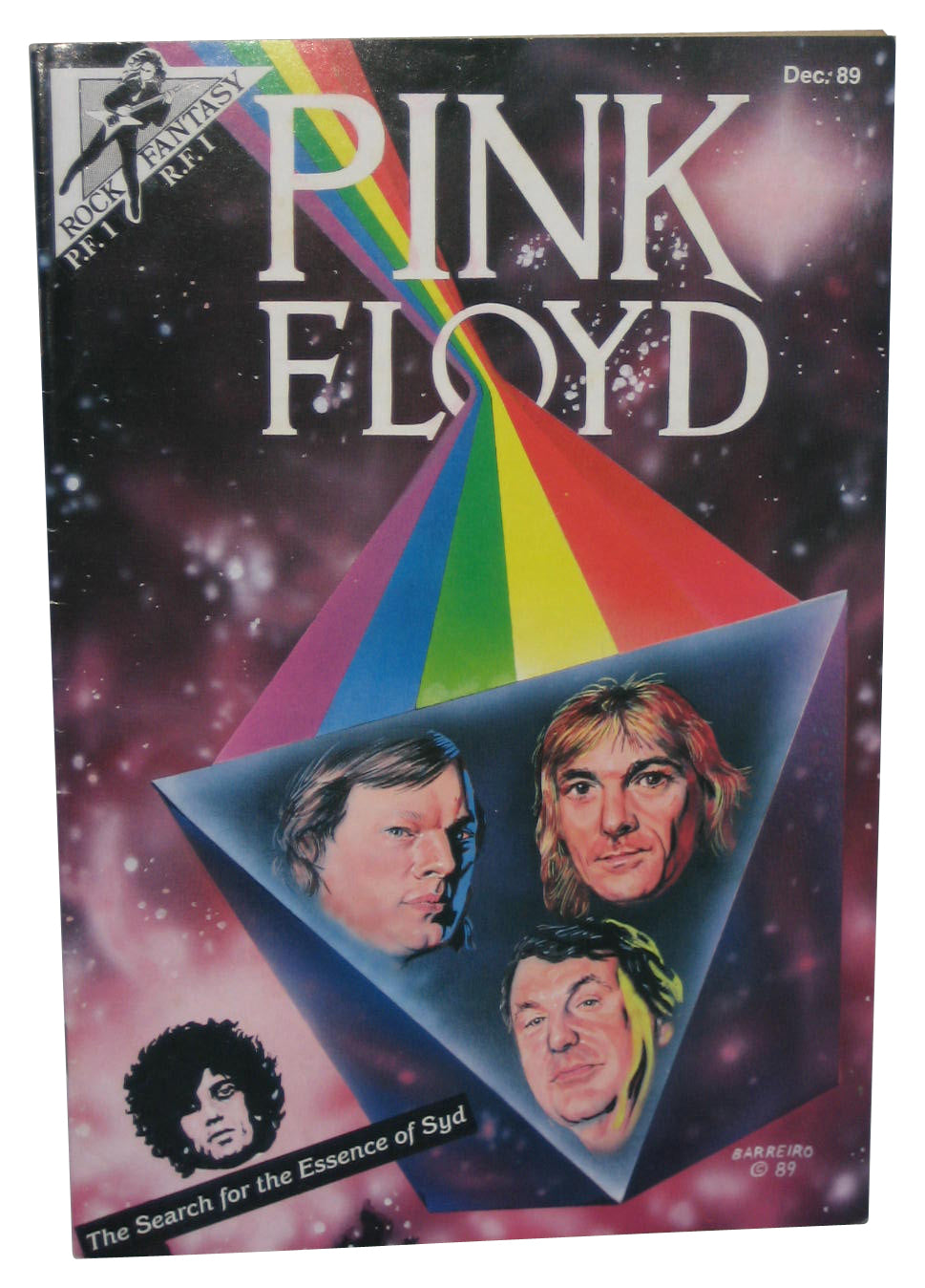Pink Floyd Rock Fantasy December 1989 Search For Essence of Syd Comic Book