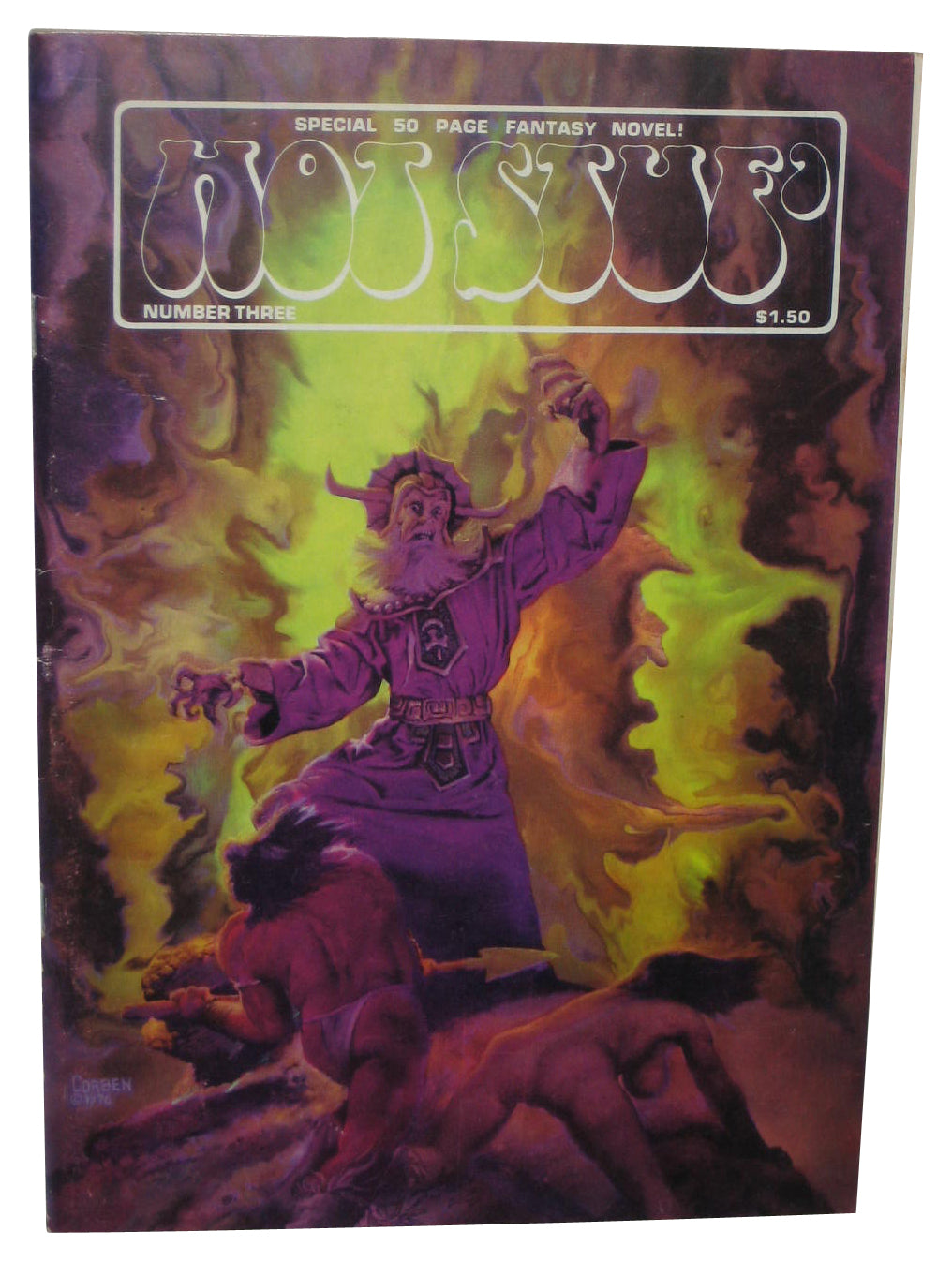 Hot Stuf' Number Three Special Fantasy Novel (1976) Paperback Book