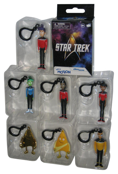 Star Trek Lower Decks Chibi In Motion (2024) Figure Keychain Complete Set