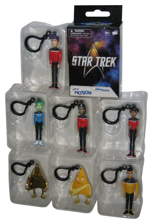 Star Trek Lower Decks Chibi In Motion (2024) Figure Keychain Complete Set