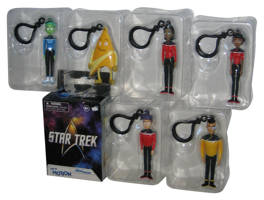 Star Trek Lower Decks Chibi In Motion (2024) Figure Keychain 6pc Set
