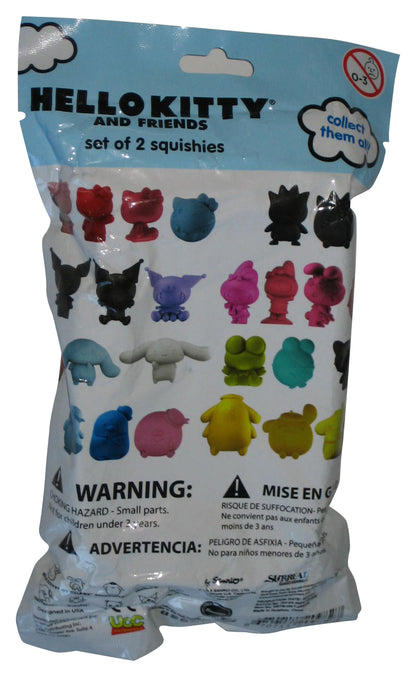 Hello Kitty and Friends Mini Squishies (2018) Surreal Mystery Blind Random Pack - (Lot of 2 Bags = 4 Characters)