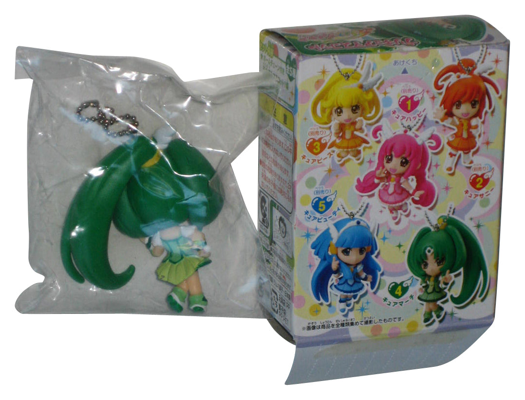 Cure March Smile PreCure (2012) Bandai Green Mini Figure Keychain