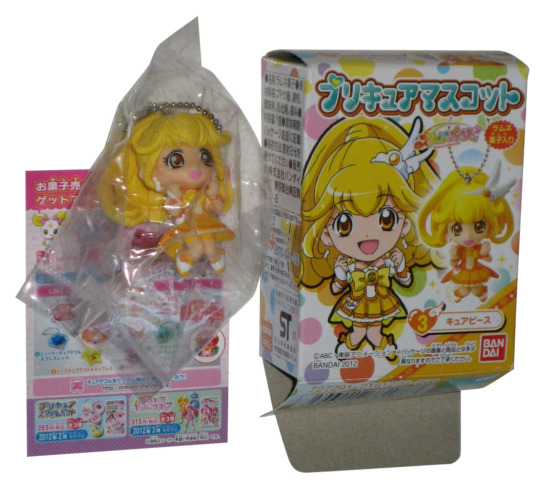 Cure Peace Smile PreCure (2012) Bandai Yellow Mini Figure Keychain