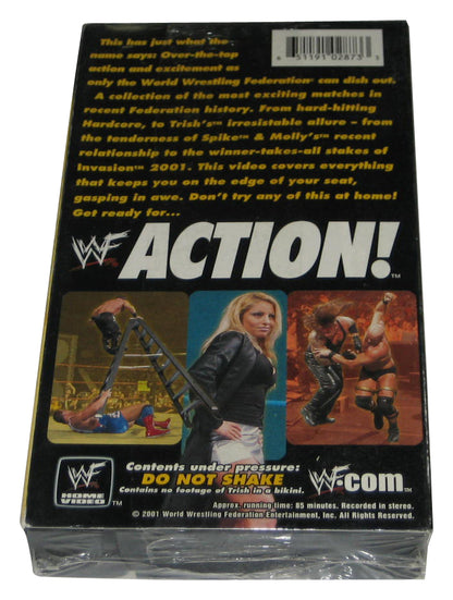 WWF Action! (2001) WWE Wrestling VHS Tape
