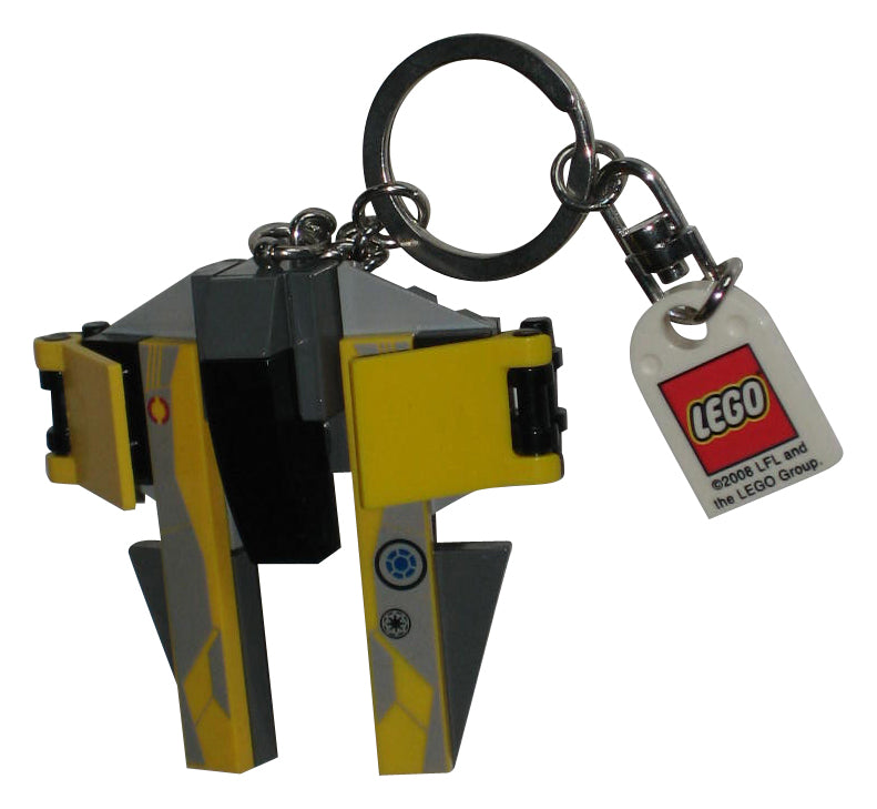 Star Wars LEGO Anakin Jedi Starfighter (2008) Toy Starship Keychain 852247