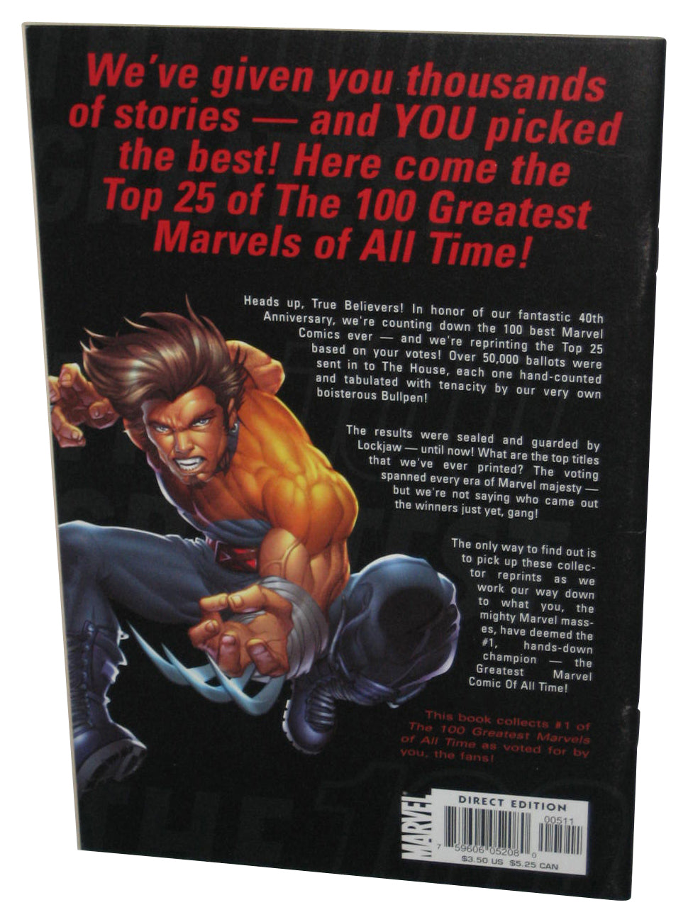 Marvel Comics Presents (2001) The 100 Greatest of All Time Comic Book #1 - (Spider-Man Cover)