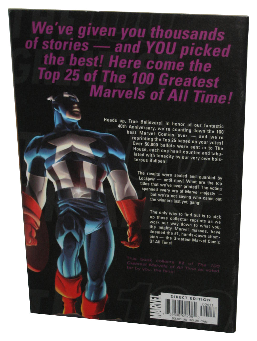 Marvel Comics Presents (2001) The 100 Greatest of All Time Comic Book #2 - (Fantastic Four Cover)