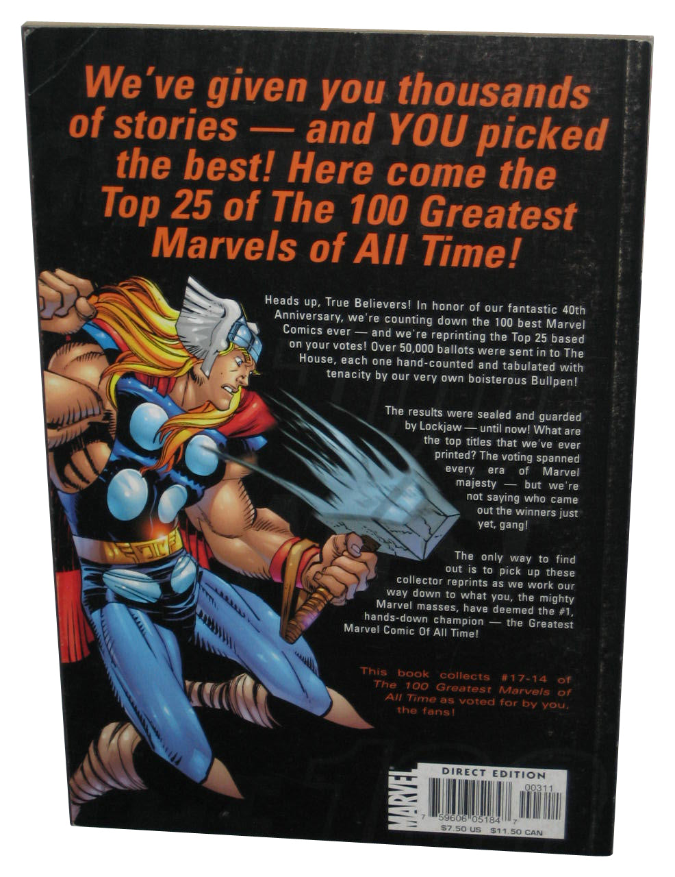 Marvel Comics Presents (2001) The 100 Greatest of All Time Comic Book #17-14 - (Genis-Vell Cover)