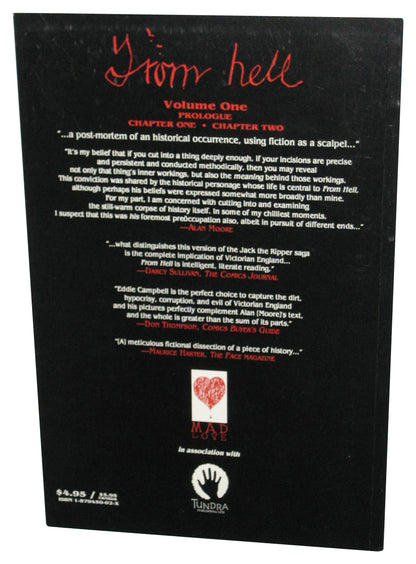 From Hell Vol. 1 (1991) Tundra Paperback Book