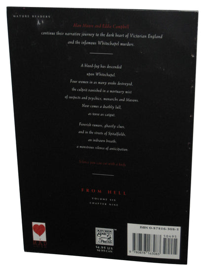 From Hell Being A Melodrama In Sixteen Parts Vol. 6 (1991) Tundra Paperback Book