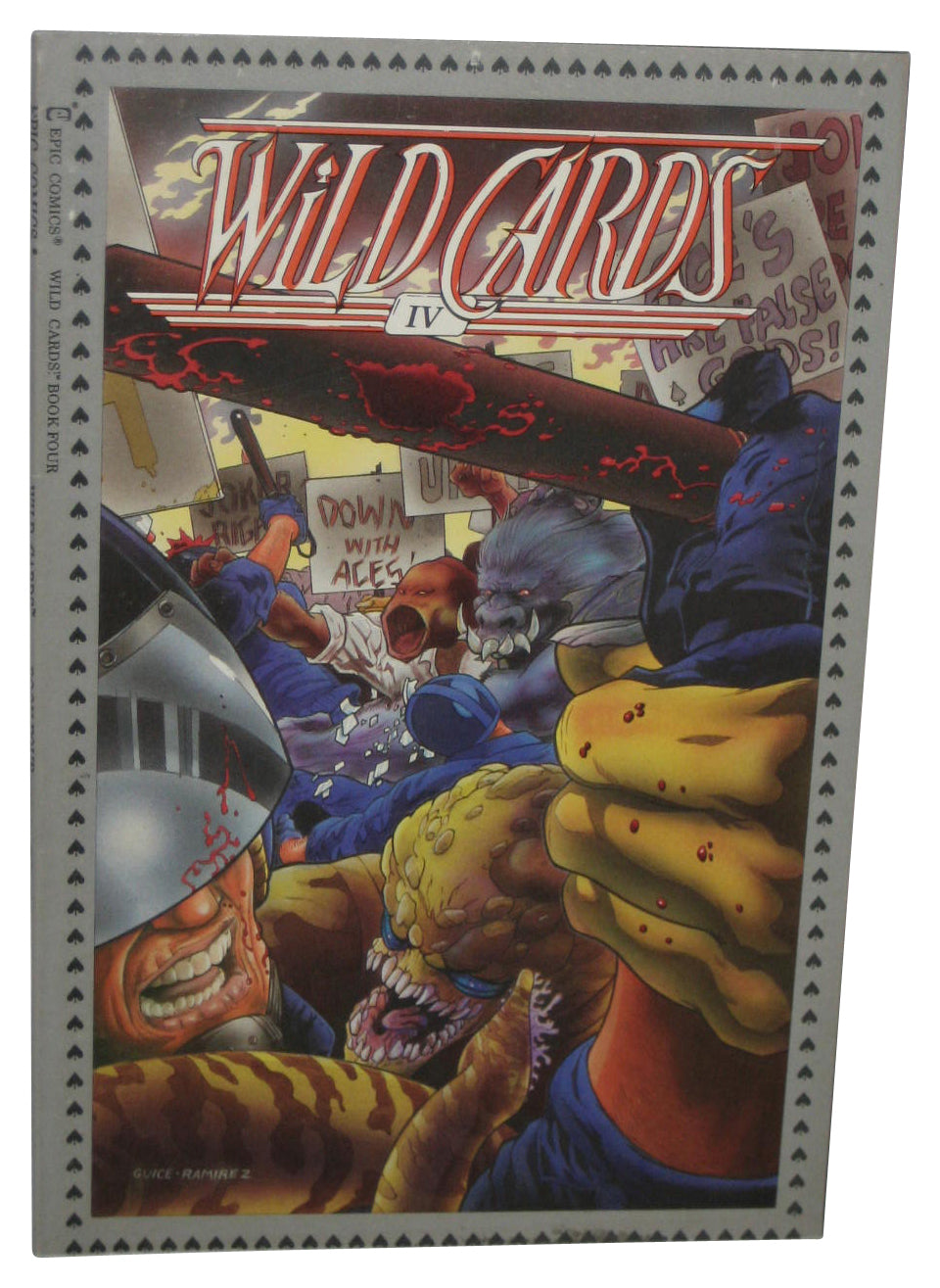 Wild Cards IV (1990) Epic Comics Paperback Book