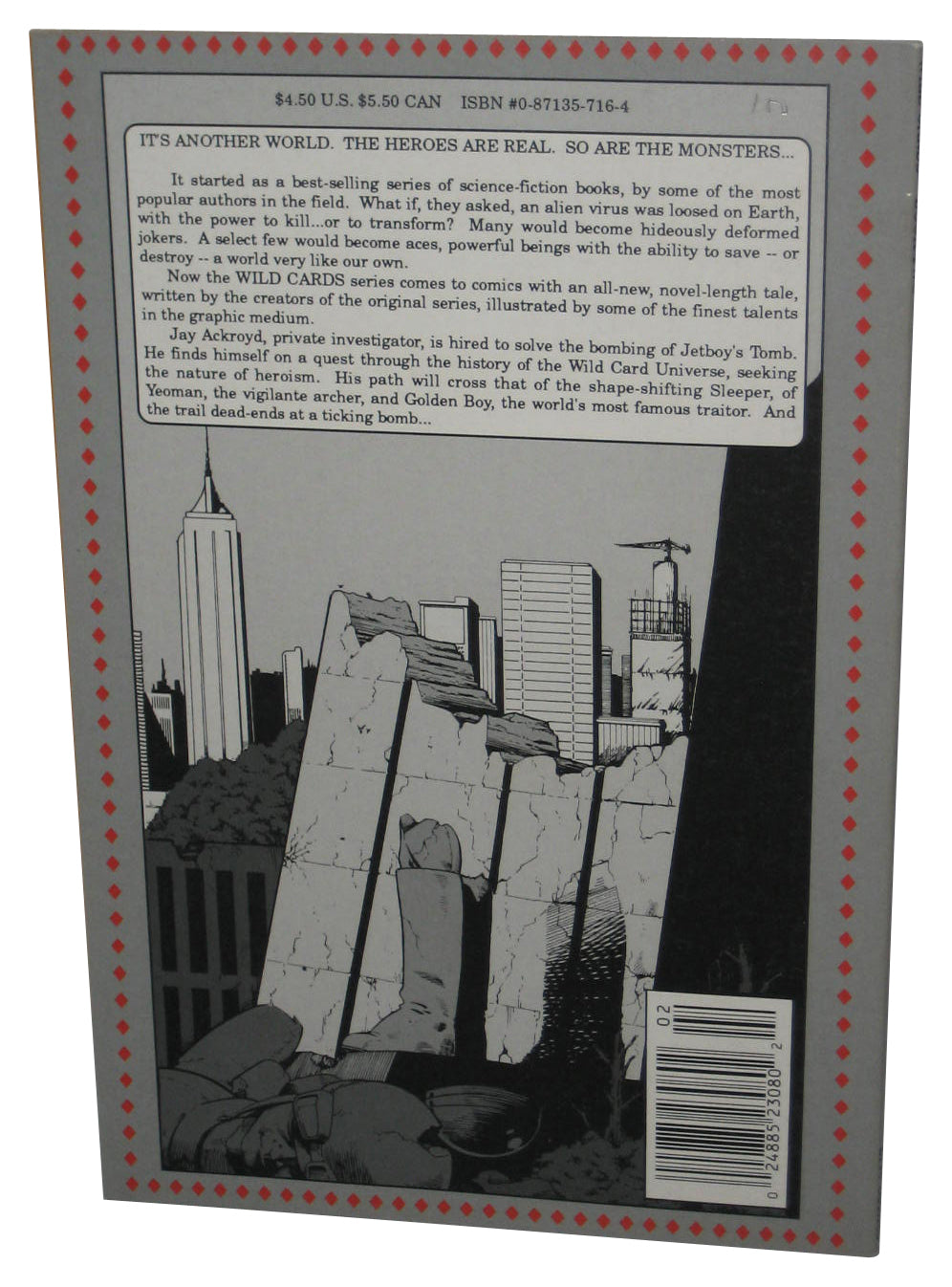 Wild Cards II (1990) Epic Comics Paperback Book