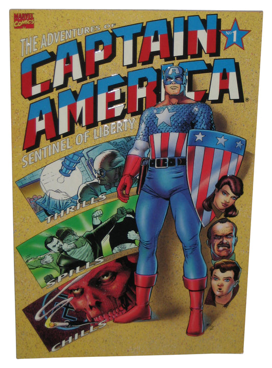 Marvel Adventures of Captain America Sentinela of Liberty (1991) Paperback Book