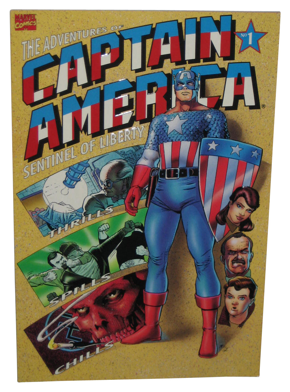 Marvel Adventures of Captain America Sentinela of Liberty (1991) Paperback Book