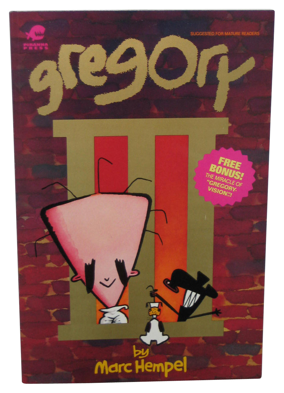 Gregory III Piranha Press Paperback Book - (Marc Hempel)