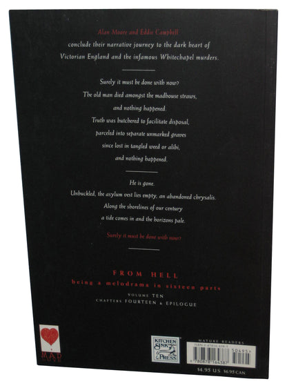 From Hell Vol. 10 Being A Melodrama In Sixteen Parts (1996) Tundra Paperback Book