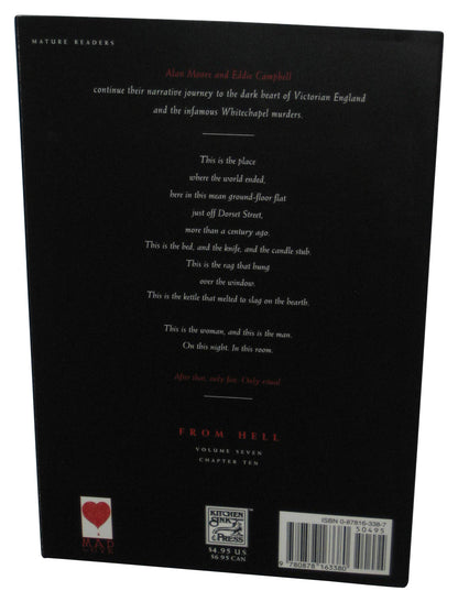 From Hell Vol. 7 Being A Melodrama In Sixteen Parts (1995) Tundra Paperback Book